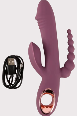 You2Toys Analtoys|Vibratoren * Ultimate Fun Triple-Vibrator - 21,4 cm | 3,6 cm