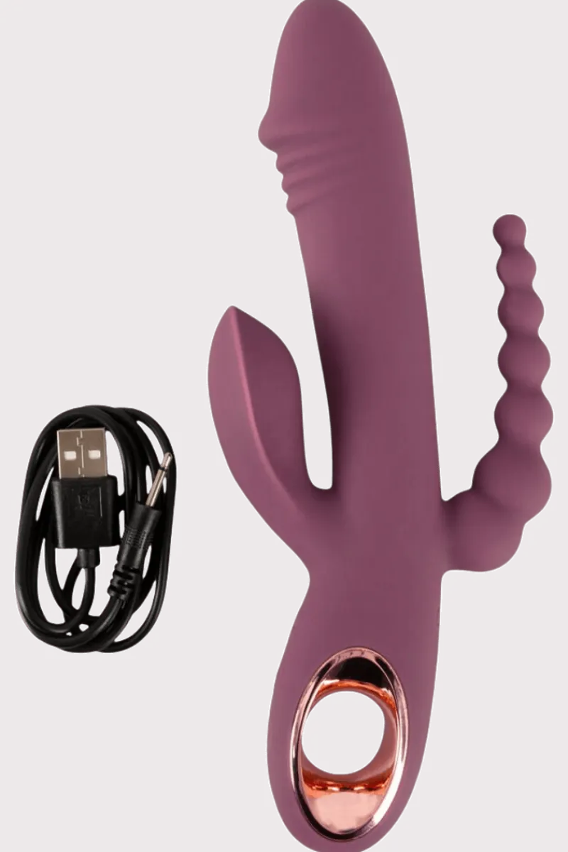 You2Toys Analtoys|Vibratoren * Ultimate Fun Triple-Vibrator - 21,4 cm | 3,6 cm
