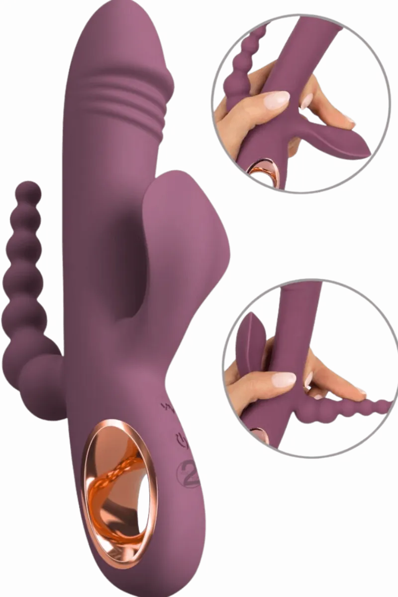You2Toys Analtoys|Vibratoren * Ultimate Fun Triple-Vibrator - 21,4 cm | 3,6 cm