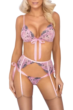kissable Reizwäsche Sets * Verspieltes Dessous Set - 3tlg.
