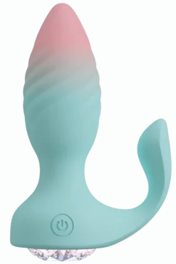 Beau Coeur Analtoys|Analplugs & Ketten * Vibro-Analplug pastell mit Fernbedienung