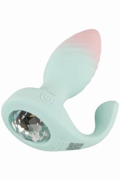 Beau Coeur Analtoys|Analplugs & Ketten * Vibro-Analplug pastell mit Fernbedienung