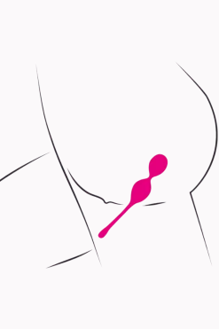 Sweet Smile Vibroeier|Liebeskugeln & Vibroeier * Vibro-Kugel Duo mit Fernbedienung - 82 g