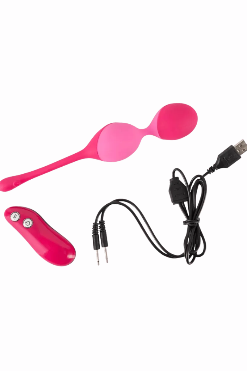 Sweet Smile Vibroeier|Liebeskugeln & Vibroeier * Vibro-Kugel Duo mit Fernbedienung - 82 g