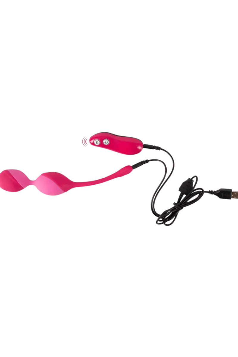 Sweet Smile Vibroeier|Liebeskugeln & Vibroeier * Vibro-Kugel Duo mit Fernbedienung - 82 g