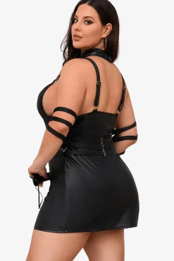 Liebeslust Wetlook Outfits|Sexy Kleider * Wetlook Kleid mit Armfesseln