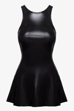 Cottelli Collection Wetlook Outfits|Sexy Kleider * Wetook inikeid chwarz