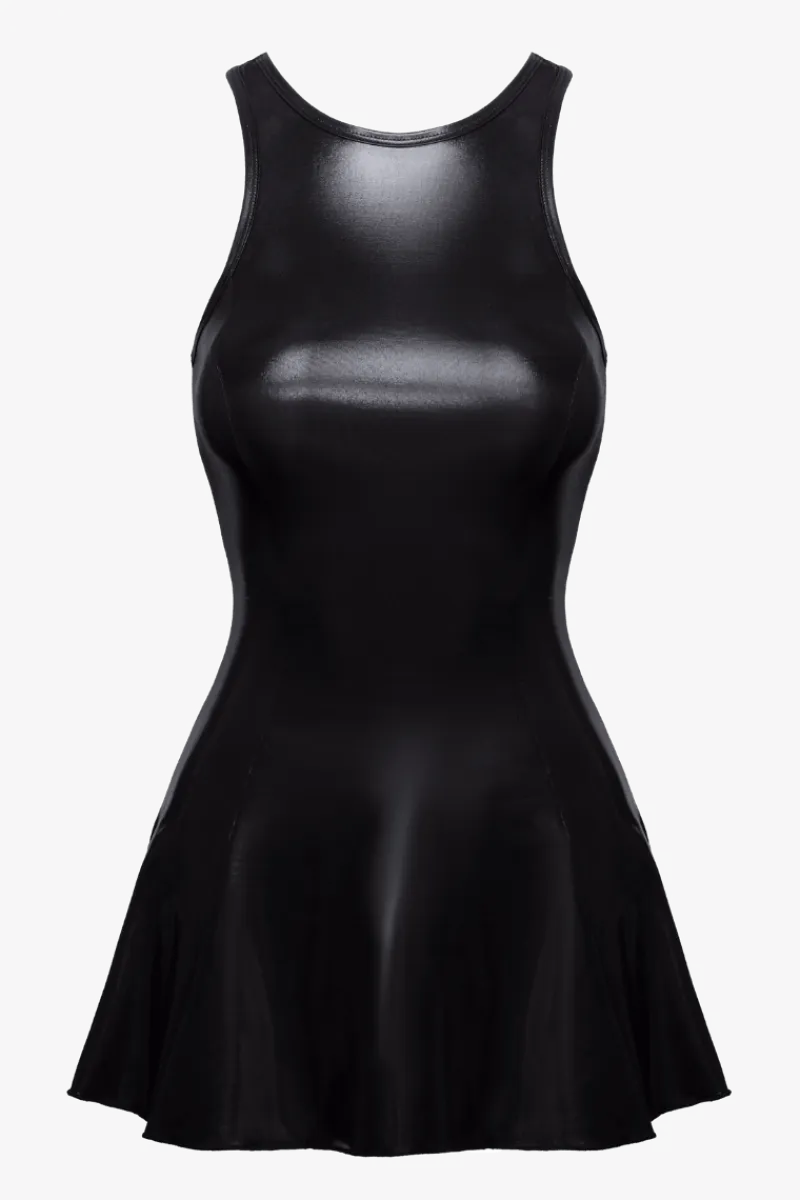 Cottelli Collection Wetlook Outfits|Sexy Kleider * Wetook inikeid chwarz