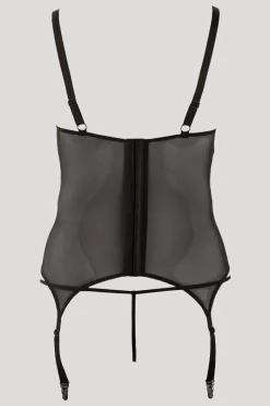 Cottelli Collection Plus Size Strapscorsagen|Kinky * Wetlook Strapshemd Plus Size