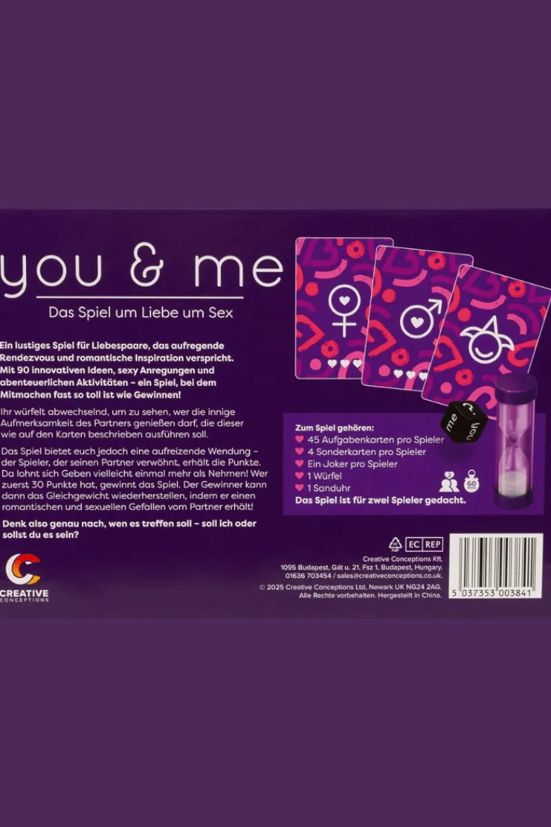 OV-Großhandel Erotische Spiele * you&me - erotisches Kartenspiel
